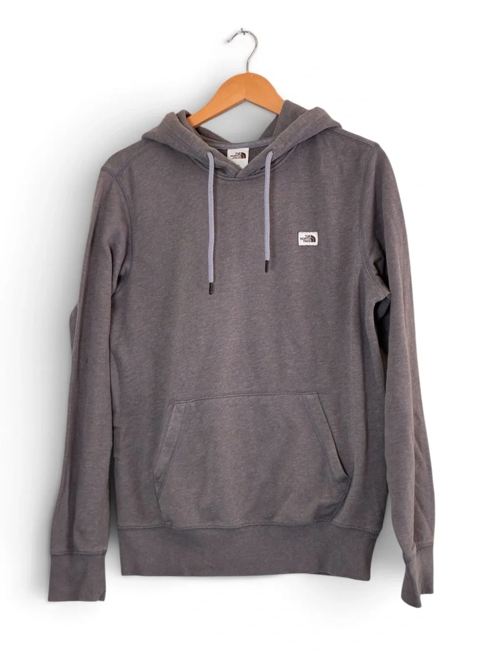 The North Face | Gray cotton blend kangaroo pocket hoodie sweatshirt men’s small